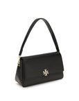 Tory Burch Black Calf Leather Bos Taurus Shoulder Bag