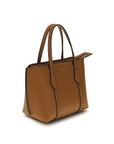 Tory Burch Brown Calf Leather Bos Taurus Shoulder Bag