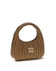 Miu Miu Beige Lamb Ovis Aries Aries Handbag