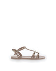 Valentino Garavani Beige Rubber Flat Sandals