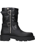 Christian Dior Black Leather Ankle Boots