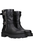 Christian Dior Black Leather Ankle Boots