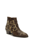 Chloé Brown Calf Leather Bos Taurus Ankle Boots