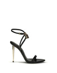 Tom Ford Black Goatskin Stiletto Heel Sandals