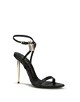 Tom Ford Black Goatskin Stiletto Heel Sandals