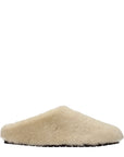 Prada Beige Fur Slippers