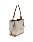 Chloé Beige Cotton Shoulder Bag