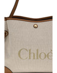 Chloé Beige Cotton Shoulder Bag