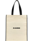 Jil Sander Bicolor Jute Tote Bag