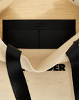 Jil Sander Bicolor Jute Tote Bag