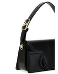Valentino Garavani Black Leather Shoulder Bag