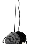 Magda Butrym Black Viscose Crossbody Bag