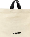 Jil Sander Bicolor Jute Tote Bag