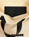 Jil Sander Bicolor Jute Tote Bag