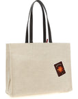 Ferragamo Beige Fabric Tote Bag