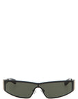 Alexander McQueen Black Acetate Sunglasses