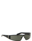 Alexander McQueen Black Acetate Sunglasses