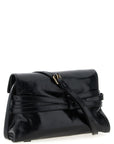 Moschino Black Leather Crossbody Bag