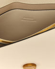 PINKO White Goatskin Crossbody Bag