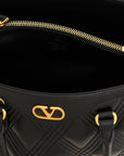 Valentino Garavani Black Lamb Leather Handbag