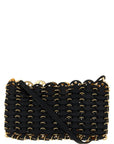 Paco Rabanne Black Calfskin Crossbody Bag