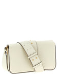 PINKO White Goatskin Crossbody Bag