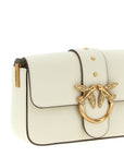 PINKO White Goatskin Crossbody Bag