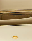 Valentino Garavani White Calfskin Shoulder Bag