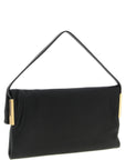 Elisabetta Franchi Black Calfskin Shoulder Bag