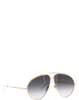 Gucci Gold Metal Sunglasses