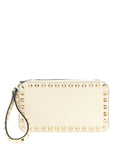 Valentino Garavani White Calfskin Clutch Bag