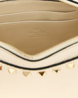 Valentino Garavani White Calfskin Clutch Bag
