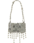 Paco Rabanne Silver Brass Shoulder Bag