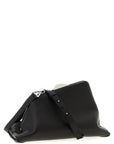 The Attico Black Leather Shoulder Bag
