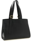 Jil Sander Black Calfskin Tote Bag