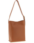 Jil Sander Brown Calfskin Shoulder Bag
