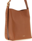 Jil Sander Brown Calfskin Shoulder Bag