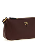 PINKO Bordeaux Cowhide Crossbody Bag