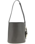 Furla Gray Calfskin Shoulder Bag