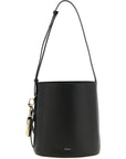 Furla Black Calfskin Shoulder Bag