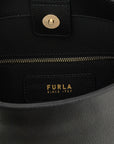 Furla Black Calfskin Shoulder Bag