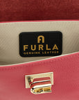 Furla Fuchsia Calfskin Crossbody Bag