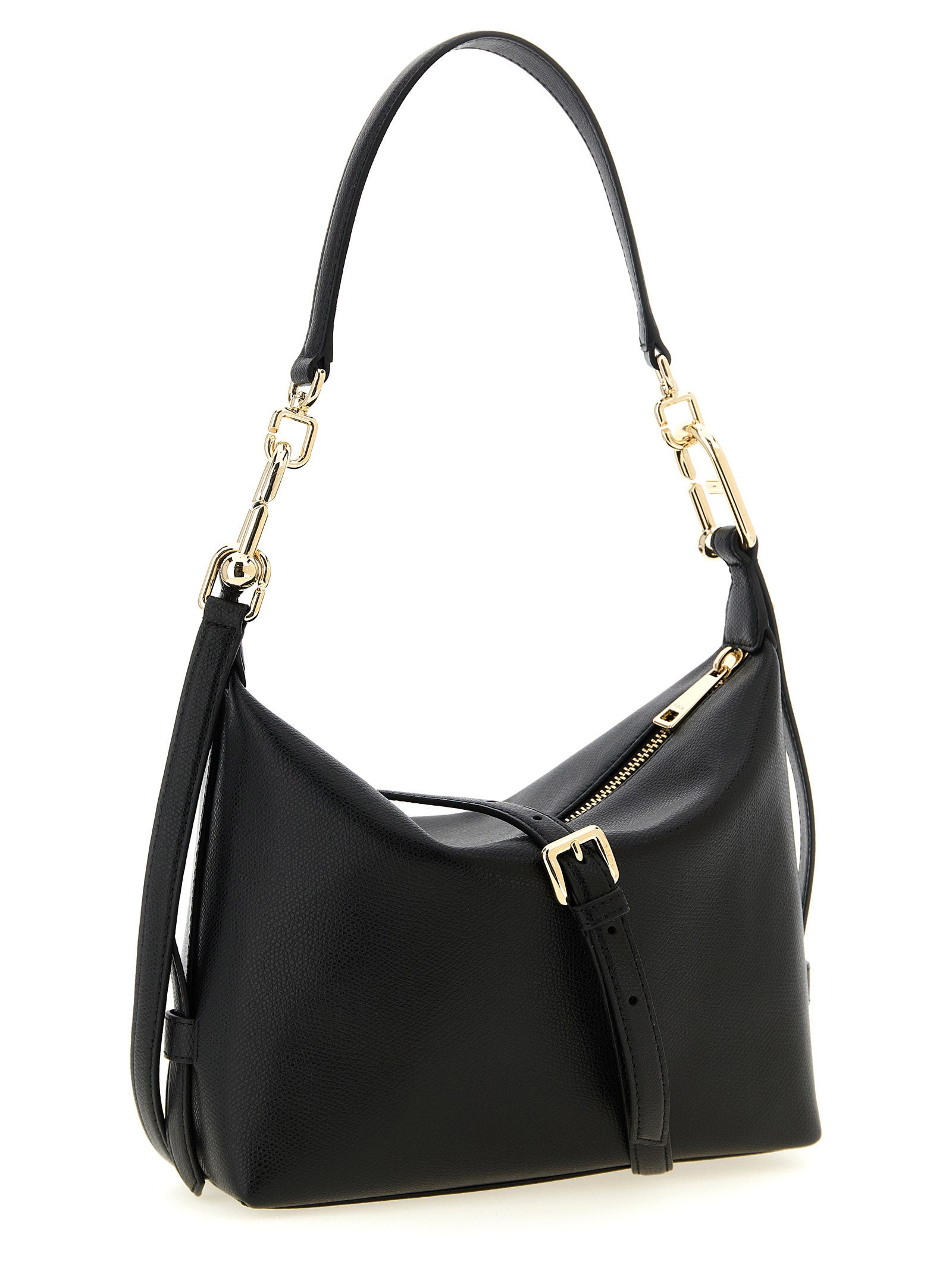 Furla Black Calfskin Shoulder Bag