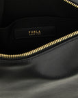 Furla Black Calfskin Shoulder Bag