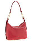 Furla Fuchsia Calfskin Shoulder Bag