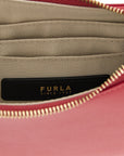 Furla Fuchsia Calfskin Shoulder Bag