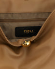 Furla Beige Calfskin Shoulder Bag