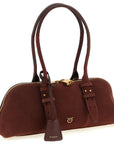 PINKO Bordeaux Cowhide Shoulder Bag