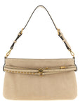 PINKO Beige Cowhide Shoulder Bag