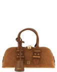 PINKO Brown Cowhide Shoulder Bag